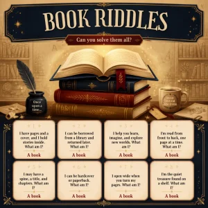 book riddles