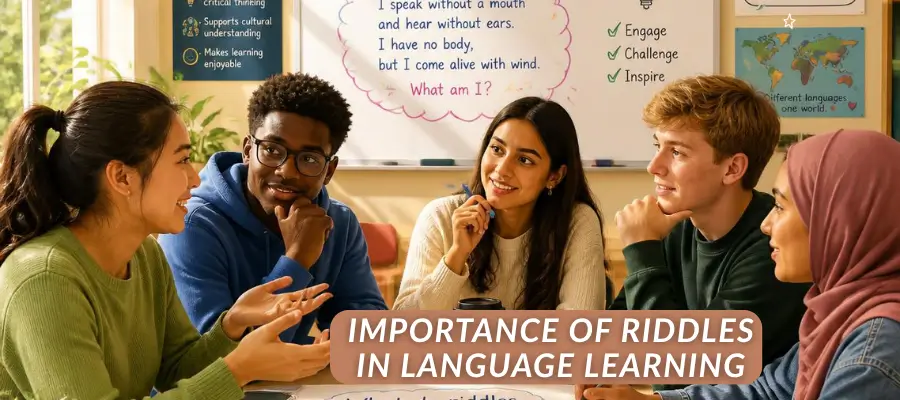 importance of riddles in language learning