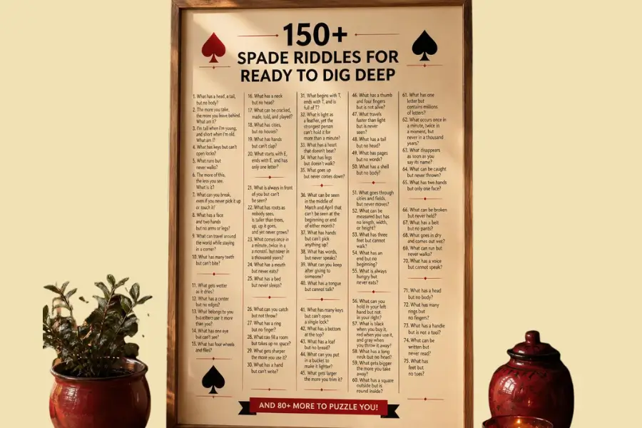 spade riddles