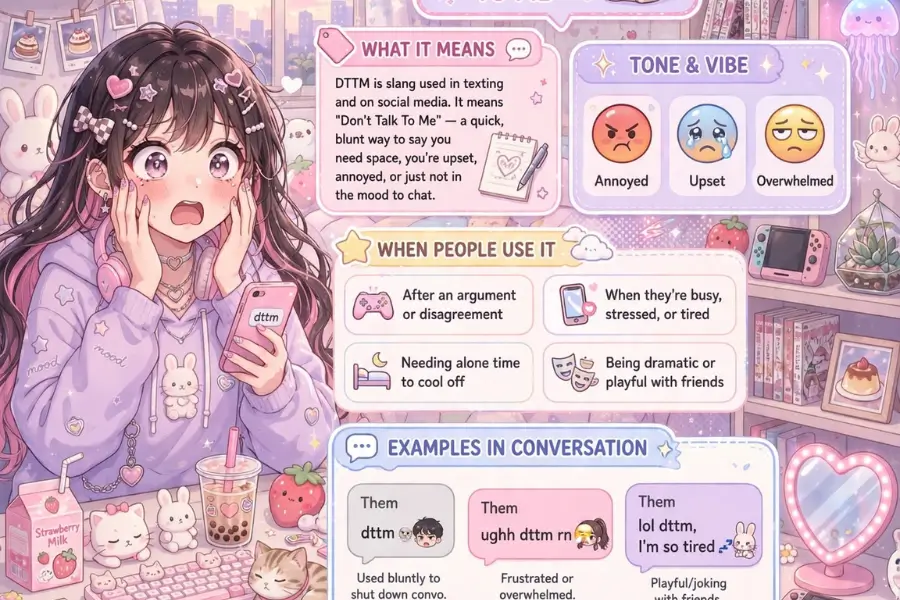 DTTM Meaning in Text