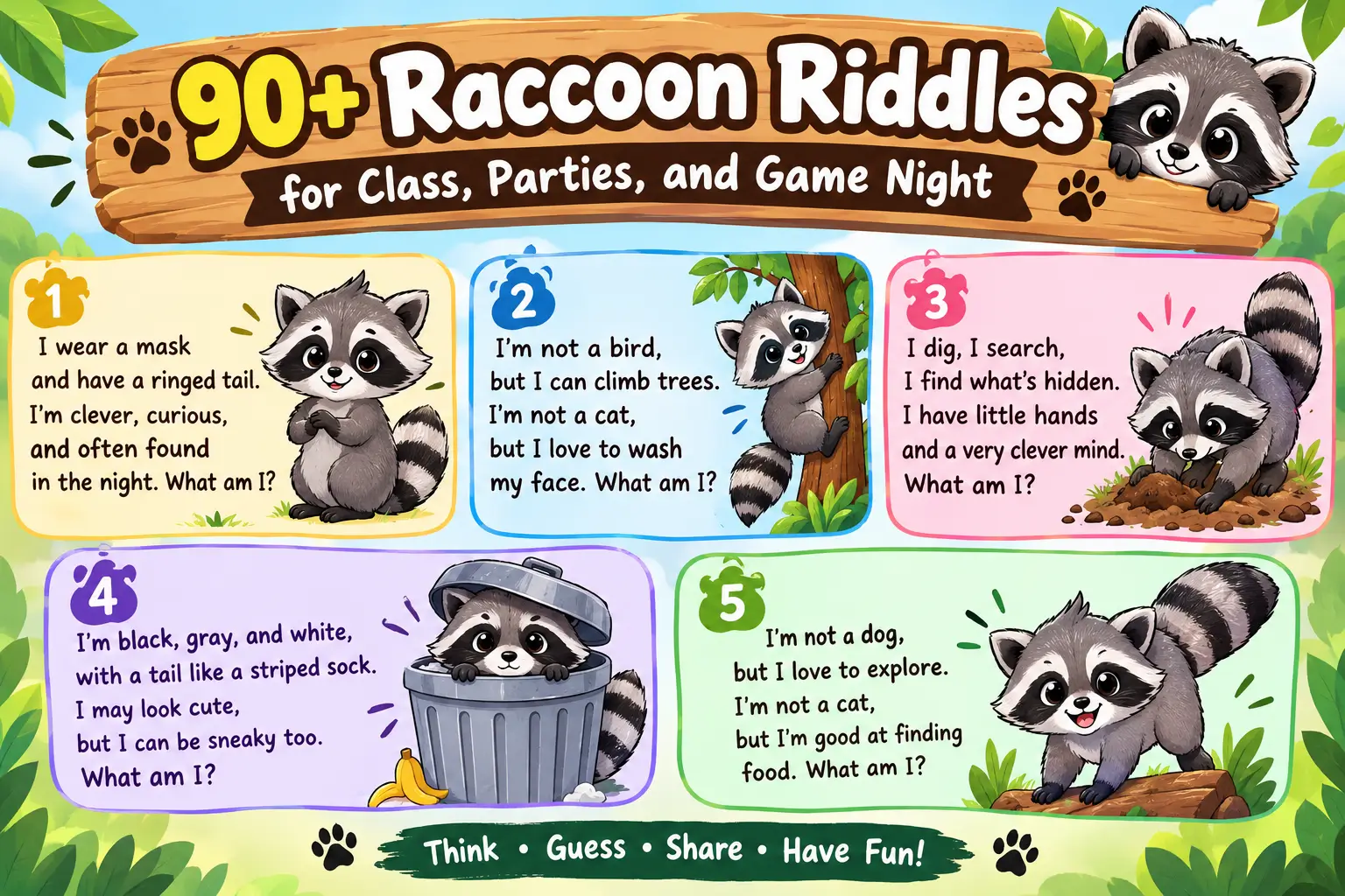Raccoon Riddles