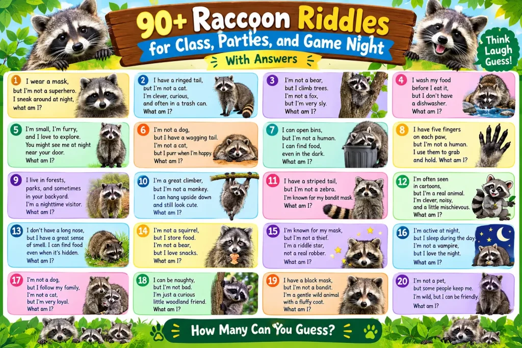 Raccoon Riddles